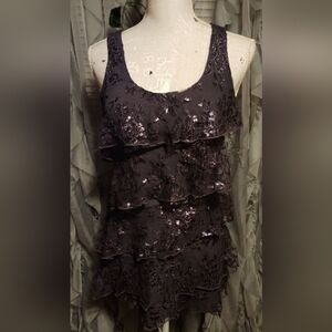 Express Tiered Ruffled Top